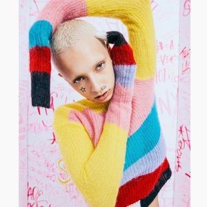 Made Me Mohair Rainbow Sweater